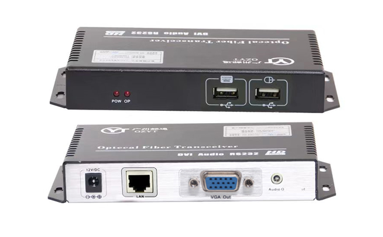 通過網(wǎng)線傳輸VGA、Audio、鍵盤、鼠標(biāo)信號(hào)YTVGA-1V1U1E
